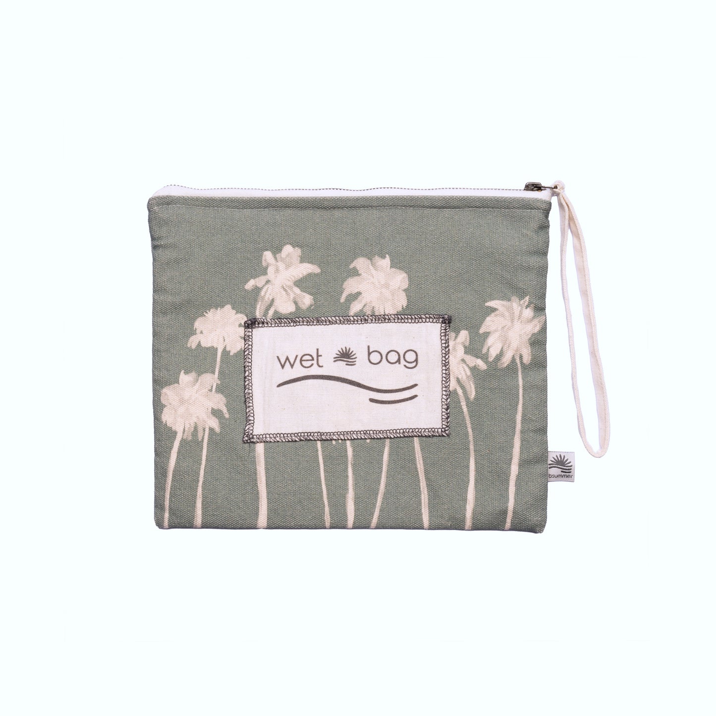Wet Bag Palmeras Verde Musgo