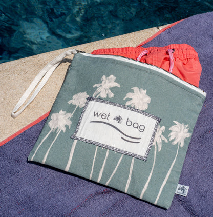 Wet Bag Palmeras Verde Musgo